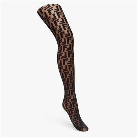 fendi brown tights|Women's Designer Tights & Socks .